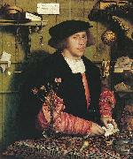 Hans holbein the younger Portrait of the Merchant Georg Gisze oil painting artist